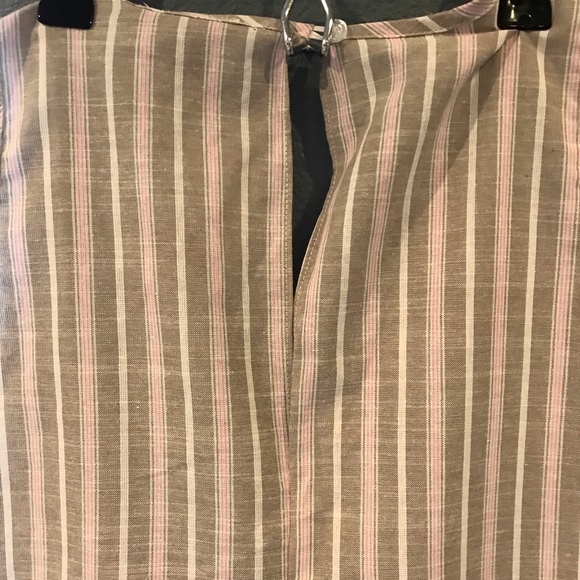 Drew Taupe striped jumpsuit NWT - Picture 7 of 7